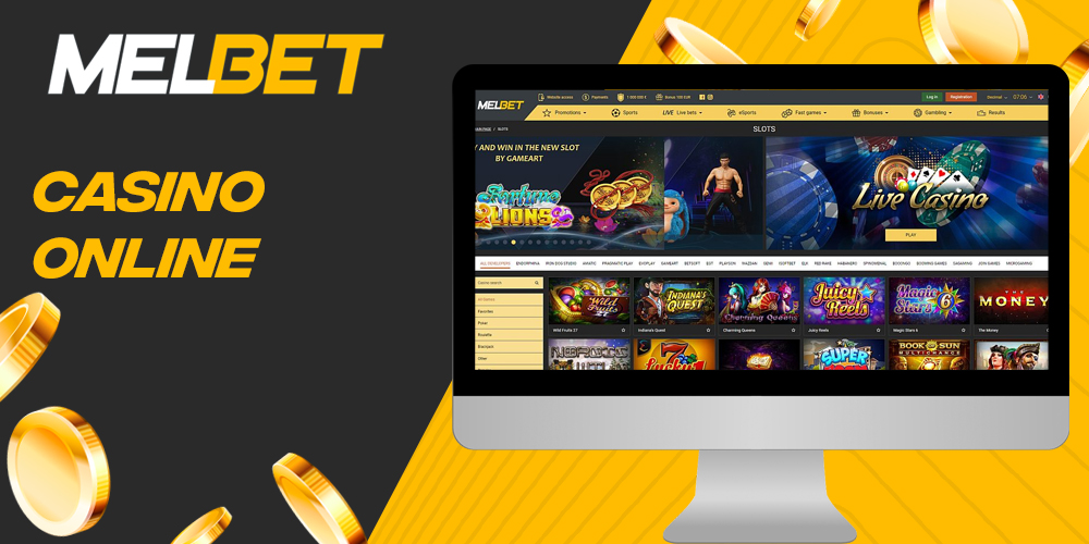 All information about Melbet casino section