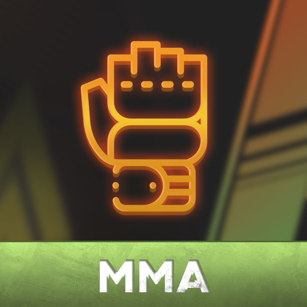 MMA market on the melbet betting platform.