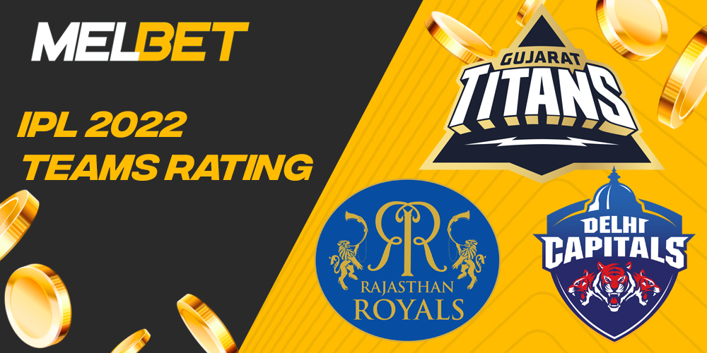 The ranking of teams participating in the IPL presented on Melbet 