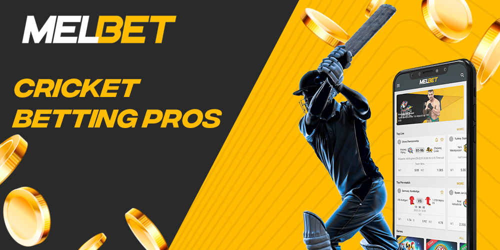 The main advantages of betting on cricket on the Melbet website 