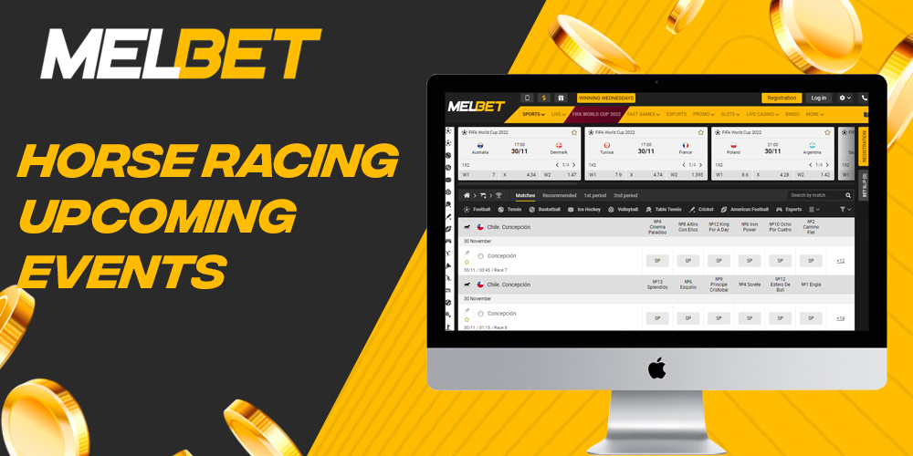 Which horse racing tournaments are coming up soon and are available for betting on Melbet